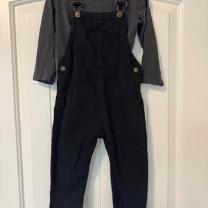 Zara overalls and shirt